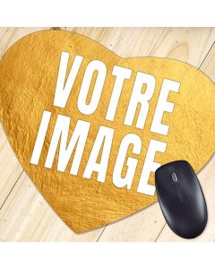 Tapis de souris photo coeur 2mm