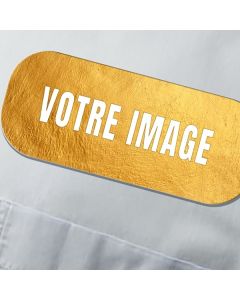 Badge d'identification photo MDF rectangulaire