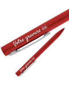 Stylo personnalisé rouge